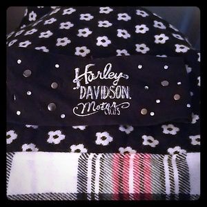 Harley Davidson black and bling head band